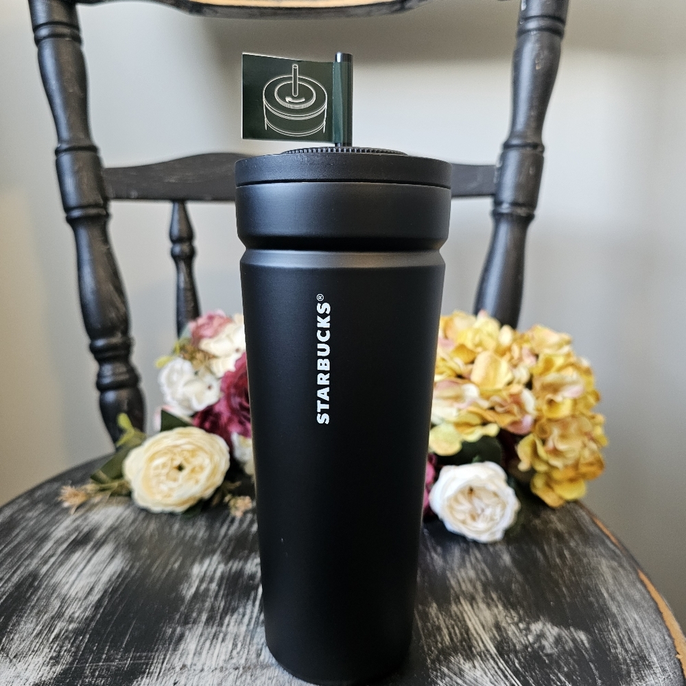 NWT 2023 Stainless Steel Double Wall Black Matte Vacuum Insulated Tumbler